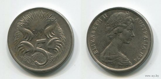 Австралия. 5 центов (1974)