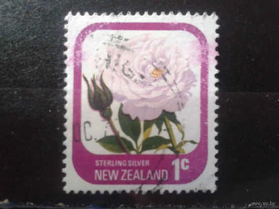 Новая Зеландия 1975 Роза 1с