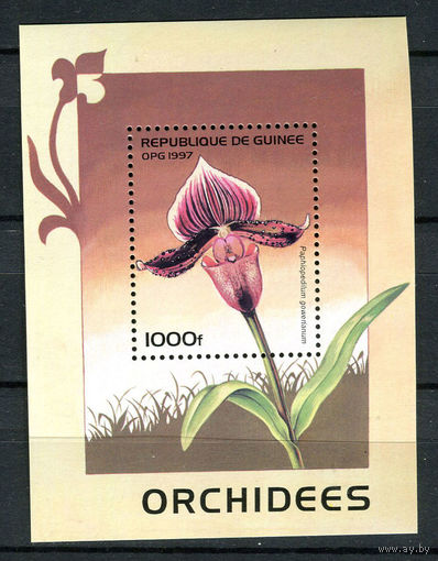 Гвинея - 1997 - Цветы. Орхидеи - [Mi. bl. 507] - 1 блок. MNH.