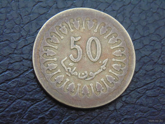 Тунис 50 миллимов 1960 года.