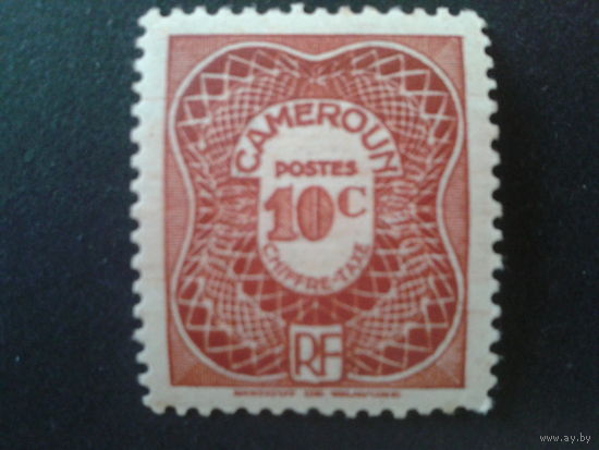 Камерун 1947 Колония Франции доплатная марка