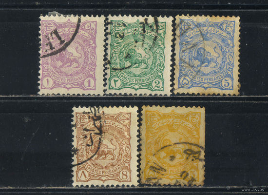 Персия Иран 1894-9 Герб Стандарт #80-3,114