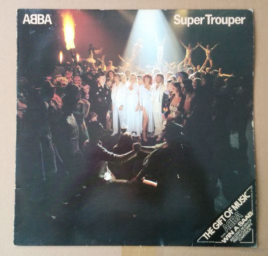 ABBA - Super Trouper (ENGLAND винил LP 1980 вставка)