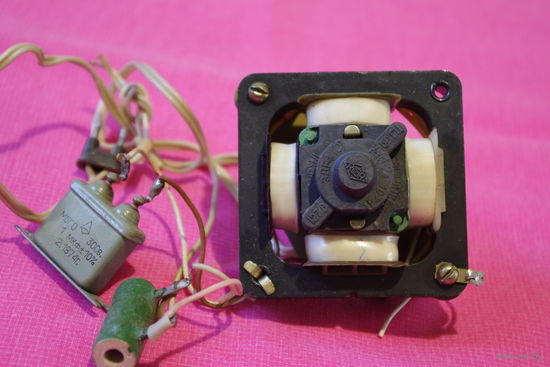 Электродвигатель от рижской ламповой радиолы