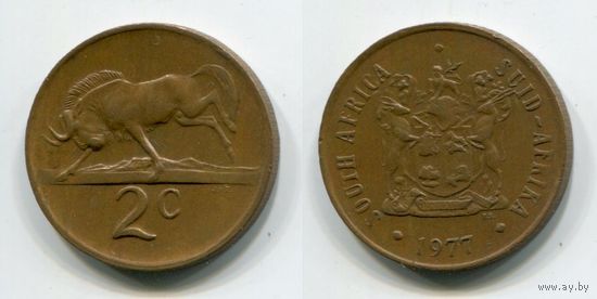 Южная Африка. 2 цента (1977)