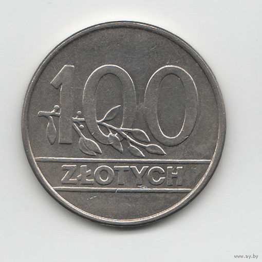 Польша 100 злотых 1990 г. (( 43 ))
