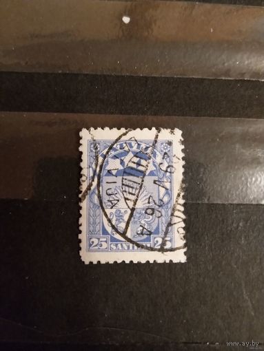 1926 Латвия герб зуб. Лин 11 1/2 (2-12)