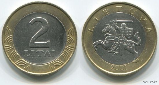 Литва. 2 лита (2001)