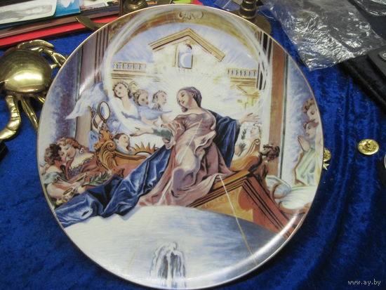 Коллекционная настенная тарелка 25 см, Lusa, ФРГ.