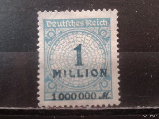Германия 1923 Стандарт 1млн. м. *