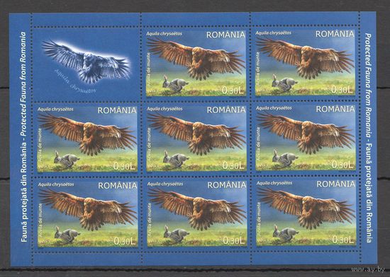 2009 Румыния Фауна Птицы Орел кб