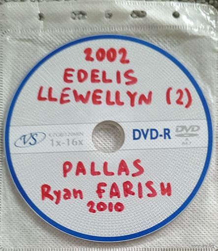 DVD MP3 2002, EDELIS, LLEWELLYN, PALLAS, Ryan FARISH (2010) - 1 DVD