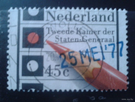 Нидерланды 1977 Парламентские выборы Надпечатка