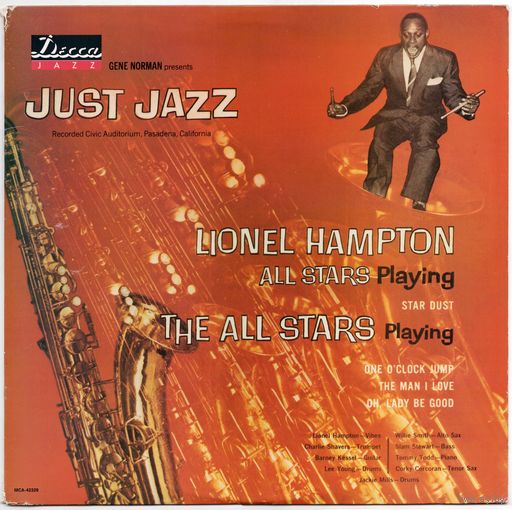 LP Lionel Hampton 'Just Jazz'