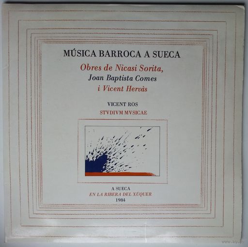2LP NICASI SORITA, JOAN BAPTISTA COMES, VICENT HERVAS - MUSICA BARROCA A SUECA (1984)