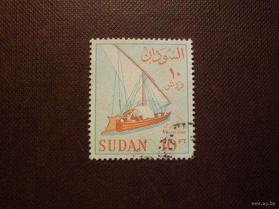 Судан 1962 г.Парусная лодка./41а/