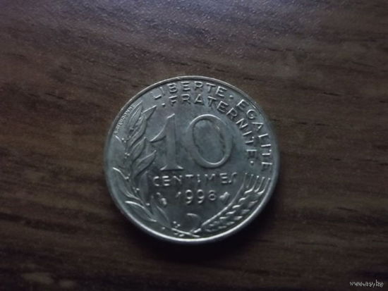 Франция 10 сантим 1998