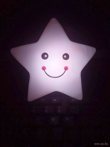 Детский светильник ночник Звездочка звезда