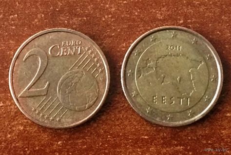 Эстония, 2 евроцента 2011