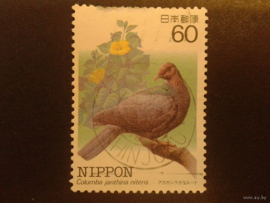 Япония 1984 птица