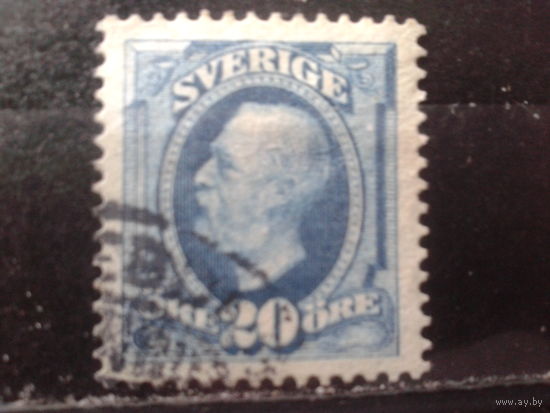 Швеция 1891 Король Оскар 2 20 оре
