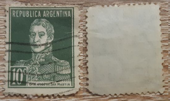 Аргентина 1923 Генерал Сан Мартин. 10С