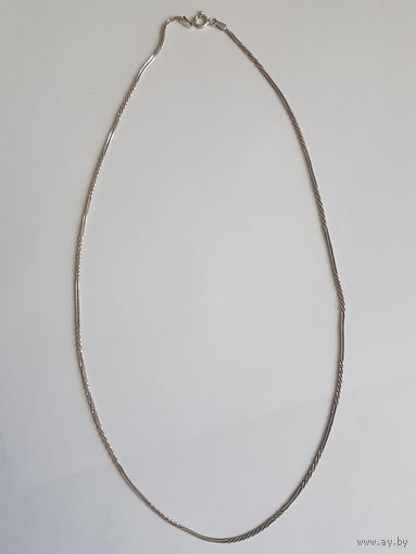Цепочка серебро, проба , длина 46 см. 90-е годы, Италия