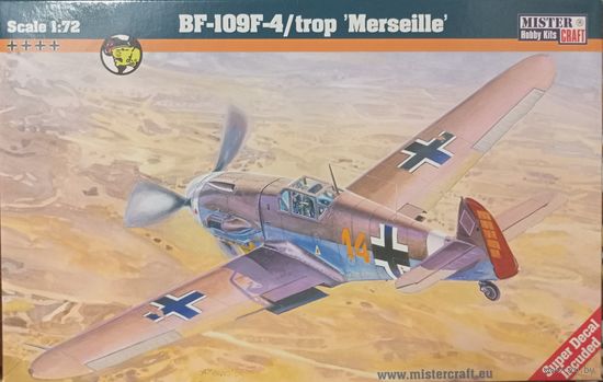 Модель самолёта Bf-109F-4/trop, Mistercraft, 1/72