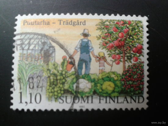 Финляндия 1982 в огороде и в саду