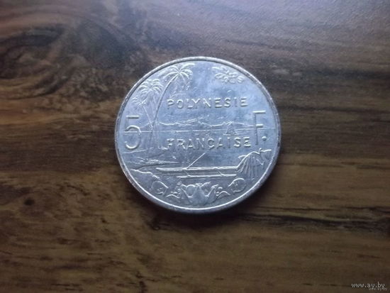 Французская Полинезия 5 франков 2004