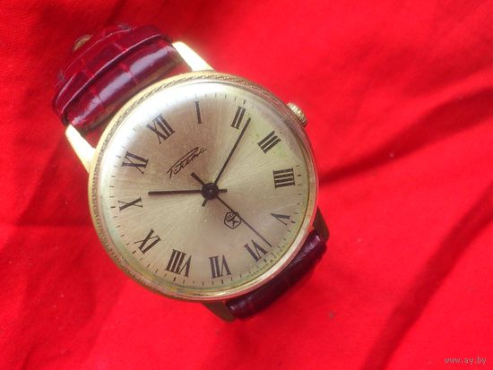 Часы РАКЕТА 2609 из СССР 1980-х , ПОЗОЛОТА , ЗНАК КАЧЕСТВА СССР