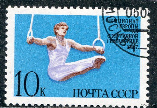 СССР 1987.. Первенство Европы по гимнастике