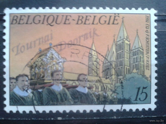 Бельгия 1992 Собор, религиозная процессия