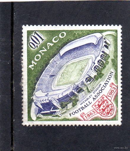 Монако. Ми-744. Стадион УЭМБЛИ. 100 лет английской футбольной ассоциации. 1963