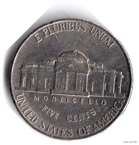 США. 5 центов. 2000 P