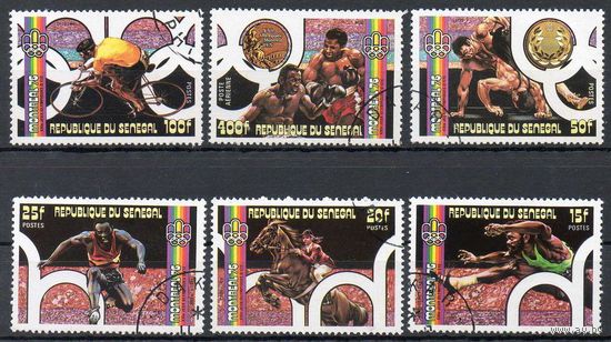 Спорт Сенегал 1976 год серия из 6 марок