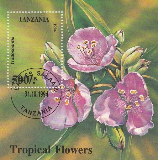 Танзания-Цветок-1994г