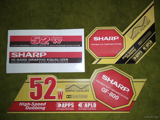 Наклейки на Sharp GF-800