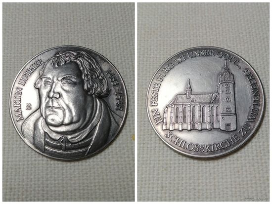 Медаль Реформации / Религии o.J. (1983) Сильвер Лютер Мартин