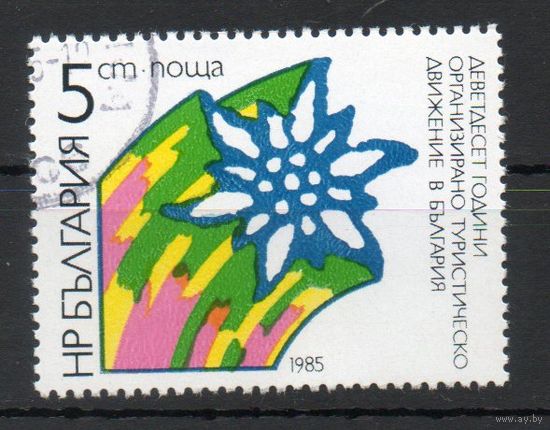 Туристическое движение в  Болгарии 1985 год серия из 1 марки