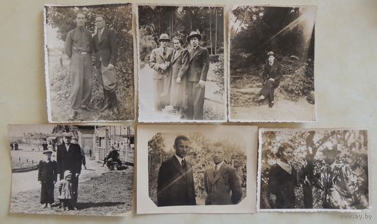 Фото бытовые (6 шт.), Старая Польша, Познань, 1933-1937 гг.