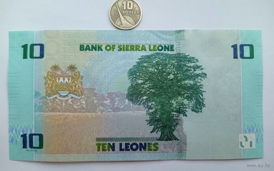 Werty71 Сьерра Леоне 10 леоне 2022 UNC банкнота