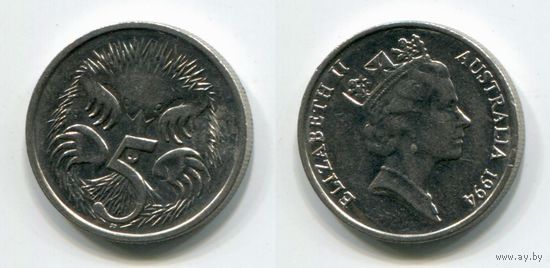 Австралия. 5 центов (1994, XF)