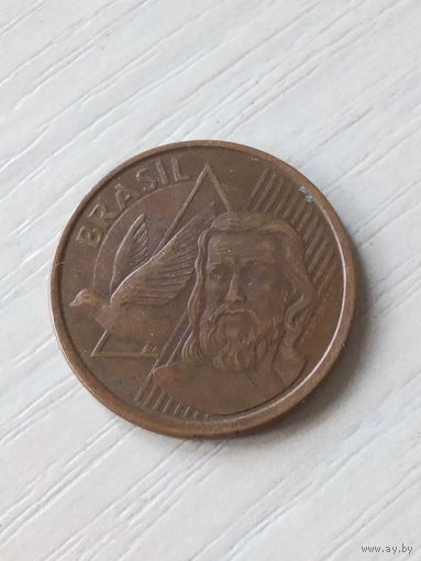 Бразилия 5 центаво 2010г.