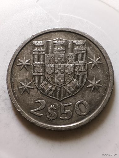 Португалия 2,5 эскудо 1985 год