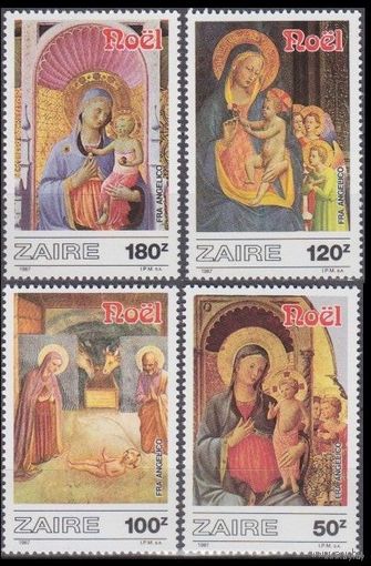 1987 Заир 945-948 Живопись - Фра Анджелико 7,00 евро