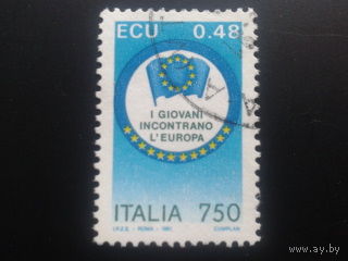 Италия 1991 флаг Европарламента