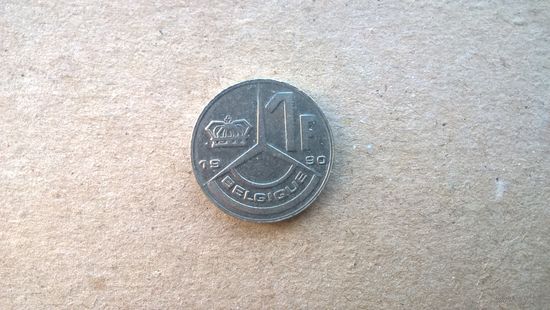 Бельгия 1 франк, 1990г.'BELGIQUE' (sb-1)