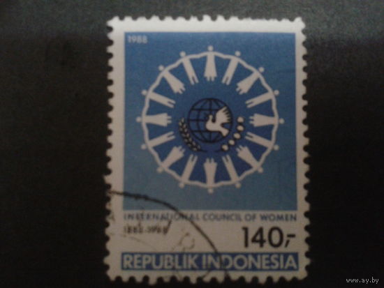 Индонезия 1988 межд. встреча женщин, белый голубь