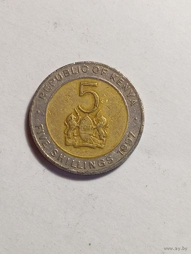 Кения 5 шиллинг 1997 года .
